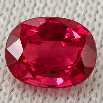 5x4 mm Oval 0.62ct Top Luster Natural Intense Red Burma Ruby [VVS]