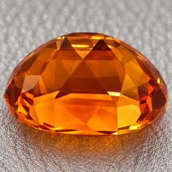 11x8 mm Fancy Oval 3.20ct AAA Luster Natural Madeira Orange Citrine [Flawless-VVS]