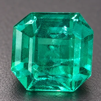 5.50 mm Octagon {0.98ct} Natural Brilliant Pakistan Swat Green Emerald [SI]