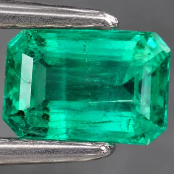 6x4 mm Octagon {0.52ct} Top Luster Natural Zambia Green Emerald [VS-SI]