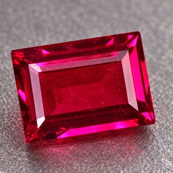 5x4 mm Baguette {0.42ct} Natural Intense Red Burma Ruby [Flawless-VVS] {AAA Grade}