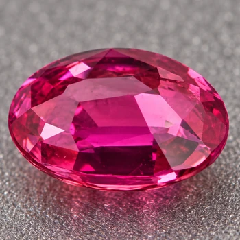 5.5x4.5 mm Oval 0.55ct Top Luster Natural Intense Red Burma Ruby [SI]