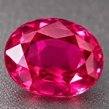 5.5x4.5 mm Oval 0.55ct Top Luster Natural Intense Red Burma Ruby [SI]
