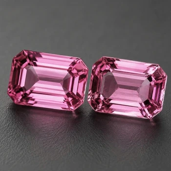 5x3 mm Octagon 2pcs Top Luster Natural Pink Sapphire [Flawless-VVS]