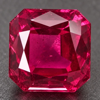 4.00 mm Octagon {0.45ct} Top Luster Natural Intense Red Burma Ruby [VS]
