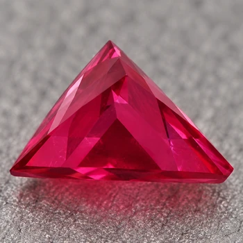 4.00 mm Trillion {0.15ct} Top Luster Natural Intense Red Burma Ruby [VVS]