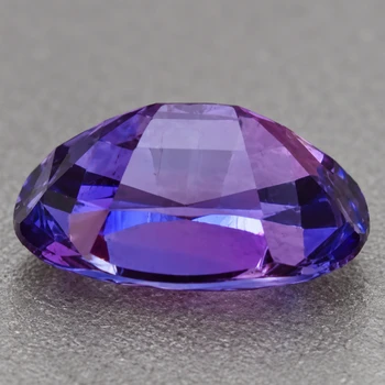 6x4.5 mm Oval {0.72ct} AAA Luster Natural Intense Purple Sapphire [Flawless-VVS]