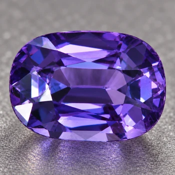 6x4.5 mm Oval {0.72ct} AAA Luster Natural Intense Purple Sapphire [Flawless-VVS]