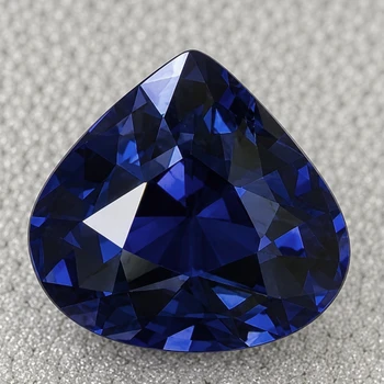 6.50 mm Pear {1.08ct} Dazzling Luster Natural Titanium Blue Spinel [Flawless-VVS]