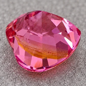 6.5x5.5 mm Heart 0.96ct Top Luster Natural Vivid Orange Pink Spinel [SI]