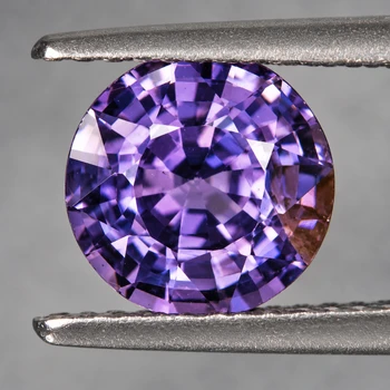 4.30 mm Round {0.42ct} Top Luster Natural Sparkling Purple Sapphire [VVS]