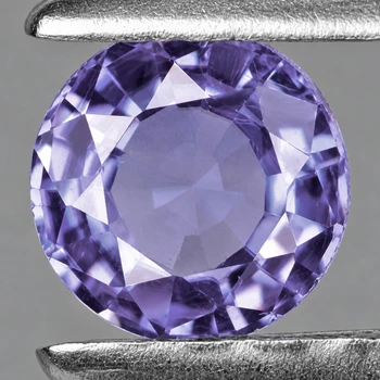 4.30 mm Round {0.42ct} Top Luster Natural Sparkling Intense Purple Sapphire [Flawless-VVS]