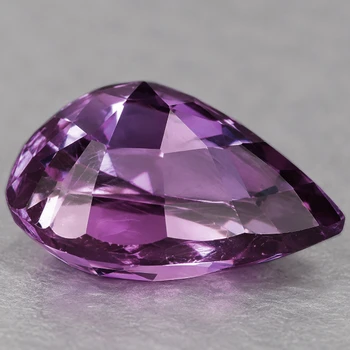 7.5x5.5 mm Pear {1.10ct} Fire Luster Natural Intense Titanium Purple Spinel [Flawless-VVS]