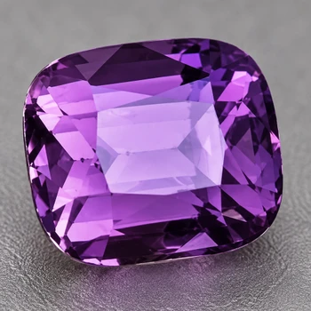 6x5 mm Cushion {0.98ct} Top Luster Natural Intense Purple Spinel [Flawless-VVS]