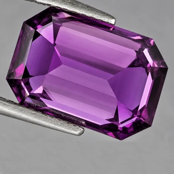 7x5 mm Octagon {1.10ct} Top Luster Natural Titanium Red Purple Spinel [Flawless-VVS]