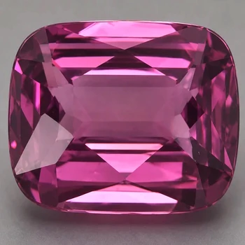 6.00 mm Cushion {1.00ct} Top Luster Natural Titanium Pink Red Spinel [Flawless-VVS]