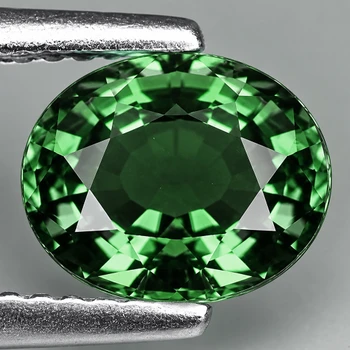6x5 mm Oval 0.80ct Brilliant Natural Green Sapphire [Flawless-VVS]