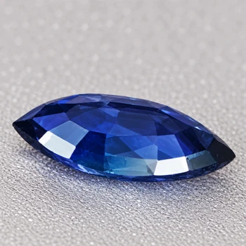 8x4 mm Marquise {0.60ct} Lustrous Natural Intense Blue Sapphire [VVS]