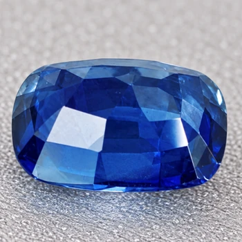 6.5x4.5 mm Cushion {0.80ct} Fire Luster Natural Intense Blue Sapphire [VVS]