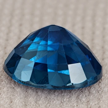 7x5 mm Oval {1.15ct} Fire Luster Natural Intense Blue Sapphire [Flawless-VVS]