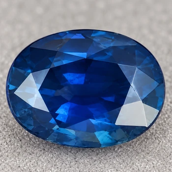 7x5 mm Oval {1.15ct} Fire Luster Natural Intense Blue Sapphire [Flawless-VVS]