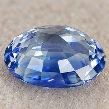 7x5 mm Oval {1.05ct} Fire Luster Natural Intense Blue Sapphire [Flawless-VVS]