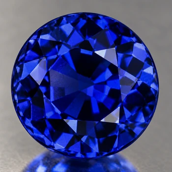4.00 mm Round 0.46ct Superb Luster Natural Royal Blue Sapphire [Flawless-VVS]