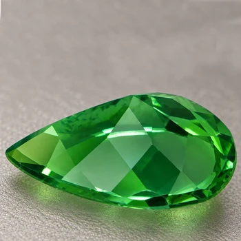 9x6 mm Pear 1.25ct AAA Luster Natural Blue Green Tourmaline [Flawless-VVS]