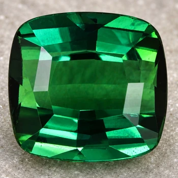 6.50 mm Cushion 1.40ct AAA Luster Natural Blue Green Tourmaline [Flawless-VVS]