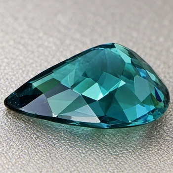 9.5x6.5 mm Pear 1.38ct AAA Luster Natural Intense Blue Tourmaline [Flawless-VVS]