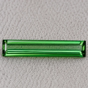 17x3 mm Octagon {1.25ct} Sparkling Natural Intense Green Tourmaline [Flawless-VVS]