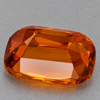 9x7 mm Cushion {2.32ct} AAA Fire Natural Intense Orange Tourmaline Mozambique [VVS]