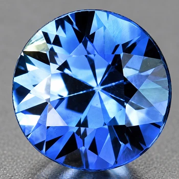 4.00 mm Round {0.28ct} Fire Luster Natural Blue Sapphire [Flawless-VVS]