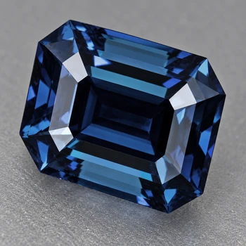 6.5x5.5 mm Octagon {1.48ct} Top Luster Natural Titanium Blue Spinel [Flawless-VVS]