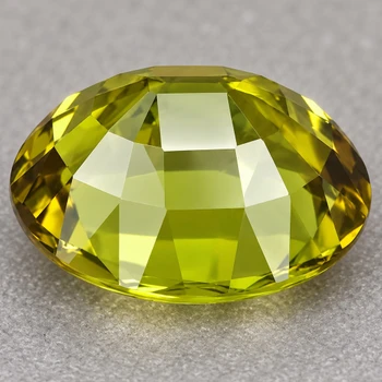 9x7 mm Oval {1.95ct} AAA Fire Natural Bi-Color Yellow Green Tourmaline Mozambique [Flawless-VVS]