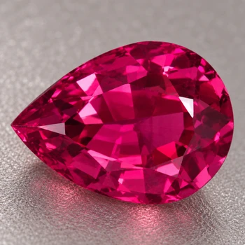 9x6.5 mm Pear {1.95ct} Sparkling Natural Rubellite Pink Tourmaline [VVS]