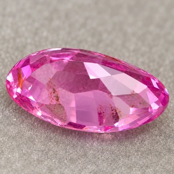 8x5 mm Oval {1.06ct} Fire Luster Natural SriLanka Unheated Hot Pink Sapphire [SI]-Free Certificate