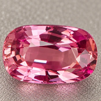 7x4.5 mm Cushion {1.00ct} Top Luster Natural SriLanka Padparadscha Pink Sapphire [Flawless-VVS]