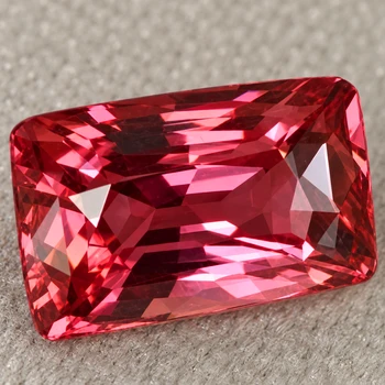 7x4.5 mm Baguette {1.05ct} Top Luster Natural SriLanka Padparadscha Pink Sapphire [Flawless-VVS]