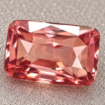 6.5x4.5 mm Cushion {1.05ct} Top Luster Natural SriLanka Padparadscha Pink Sapphire [Flawless-VVS]