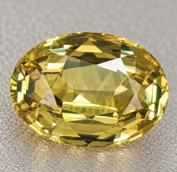 8x6 mm Oval {1.65ct} AAA Luster Natural SriLanka Yellow Sapphire [Flawless-VVS]-Top Grade