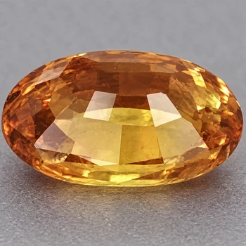8x6 mm Oval {1.52ct} AAA Luster Natural SriLanka Unheated Yellow Sapphire [SI]-Free Certificate