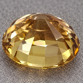 8x7 mm Oval {2.90ct} Superb Luster Natural Champagne Zircon [Flawless-VVS]