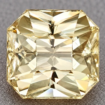 7.00 mm Octagon {2.56ct} Top Fire Natural Unheated Golden Zircon [Flawless-VVS]