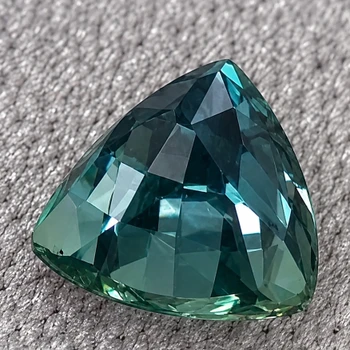 5.00 mm Trillion 0.60ct AAA Luster Natural Madagascar Blue Green Sapphire [Flawless-VVS]