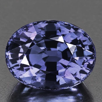 7x5.5 mm Oval {1.02ct} Top Luster Natural Titanium Purple Spinel [Flawless-VVS]