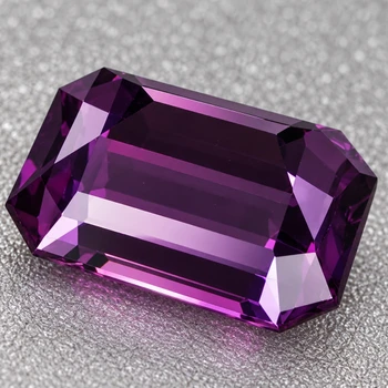 6.5x5 mm Octagon 1.08ct AAA Luster Natural SriLanka Intense Purple Sapphire [Flawless-VVS]