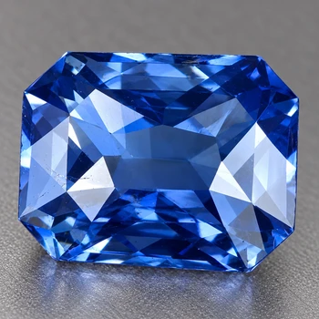 7x5.5 mm Octagon {1.05ct} Sparkling Natural SriLanka Intense Blue Sapphire [VVS]