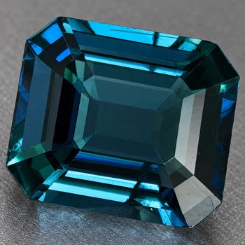 6.5x5.5 mm Octagon {1.10ct} Sparkling Natural SriLanka Intense Blue Sapphire [Flawless-VVS]