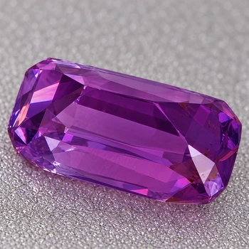 7x5 mm Cushion {1.12ct} Fire Luster Natural SriLanka Intense Pink Purple Sapphire [VVS]